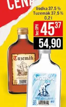 Jip Tuzemák Vodka 37,5 % Tuzemák 37.5% 0,2l nabídka