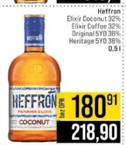 Jip Heffron Elixir Coconut 32% Elixir Coffee 32% Original 5YO 38% Heritage 5YO 38% 0.5l nabídka