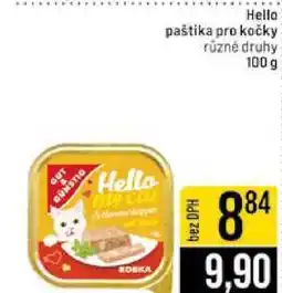 Jip Hello paštika pro kočky různé druhy 100 g nabídka