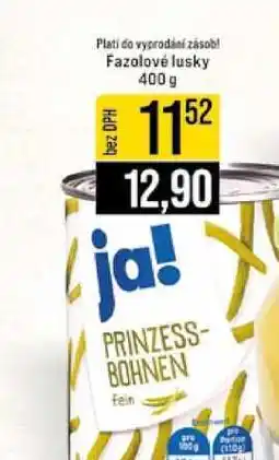 Jip Fazolové lusky 400 g nabídka