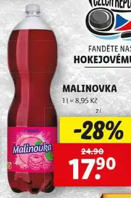 Lidl MALINOVKA, 2 l nabídka