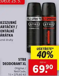 Lidl STR8 DEODORANT XL, 250 ml nabídka