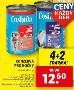 Lidl KONZERVA PRO KOČKY, 415 g nabídka
