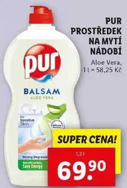 Lidl PUR PROSTŘEDEK NA MYTÍ NÁDOBÍ, 1,2 l nabídka