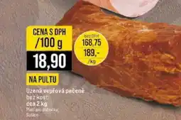 Jip Uzená vepřová pečené bez kosti cca 2 kg cena za 100g nabídka