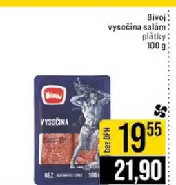 Jip Bivoj vysočina sallam plátky 100 g nabídka