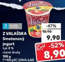Kaufland Z VALAŠSKA Smetanový tuk 8% nabídka