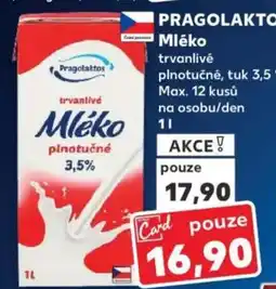Kaufland PRAGOLAKTOS Mléko nabídka