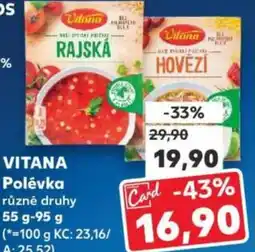 Kaufland VITANA Polévka nabídka