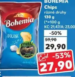 Kaufland BOHEMIA Chips nabídka
