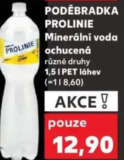 Kaufland PODĚBRADKA PROLINIE Minerální voda ochucená nabídka