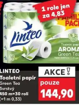 Kaufland LINTEO Toaletní papír Green Tea 3vrstvý nabídka