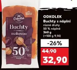 Kaufland ODKOLEK Buchty s náplní nabídka