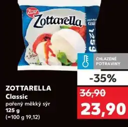 Kaufland ZOTTARELLA Classic pařený měkký sýr nabídka