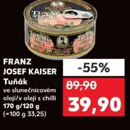 Kaufland FRANZ JOSEF KAISER Tuňák nabídka