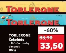 Kaufland TOBLERONE Čokoláda nabídka