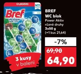 Kaufland BREF WC blok Power Aktiv nabídka