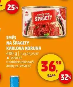 Penny Market SMĚS NA ŠPAGETY KARLOVA KORUNA, 400 g nabídka