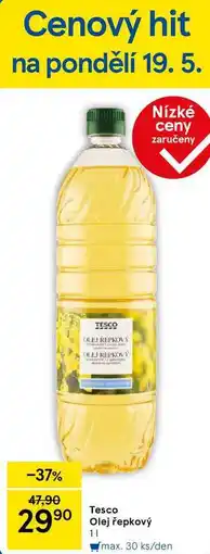 Tesco Tesco Olej řepkový, 1 l nabídka