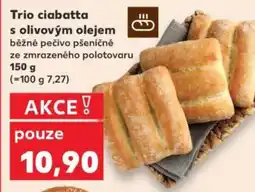 Kaufland Trio ciabatta s olivovým olejem nabídka