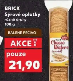Kaufland BRICK Sýrové oplatky nabídka