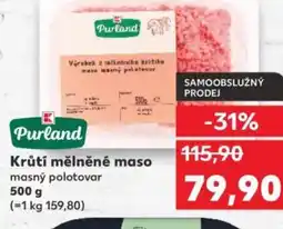 Kaufland Krůtí mělněné maso nabídka