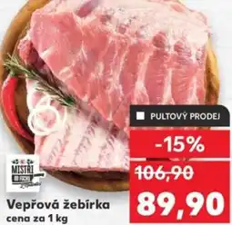 Kaufland Vepřová žebírka nabídka