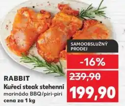 Kaufland RABBIT Kuřecí steak stehenní nabídka
