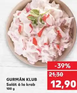 Kaufland GURMÁN KLUB Salát à la krab nabídka