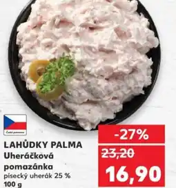 Kaufland LAHŮDKY PALMA Uheráčková pomazánka nabídka