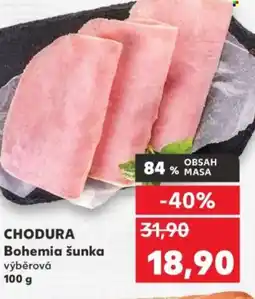 Kaufland CHODURA Bohemia šunka výběrová nabídka