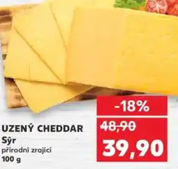 Kaufland UZENÝ CHEDDAR Sýr nabídka