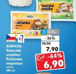 Kaufland AGRICOL Tatarská omáčka/ Poličanka majonéza nabídka