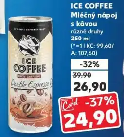 Kaufland ICE COFFEE Mléčný nápoj s kávou nabídka