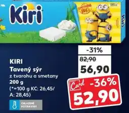 Kaufland KIRI Tavený sýr nabídka