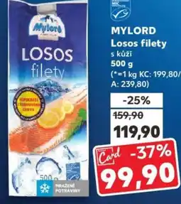 Kaufland MYLORD Losos filety s kůží nabídka