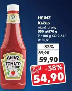 Kaufland HEINZ Kečup nabídka