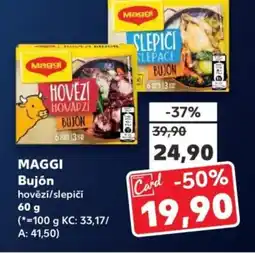 Kaufland MAGGI Bujón hovězí/slepičí nabídka