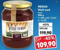 Kaufland MEDAS Včelí med lesní nabídka