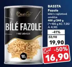 Kaufland BASSTA Fazole nabídka