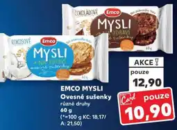 Kaufland EMCO MYSLI Ovesné sušenky nabídka