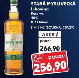 Kaufland STARÁ MYSLIVECKÁ Lihovina nabídka
