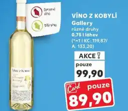 Kaufland VÍNO Z KOBYLÍ Gallery nabídka