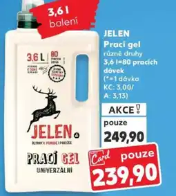 Kaufland JELEN Prací gel nabídka