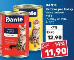 Kaufland DANTE Krmivo pro kočky nabídka