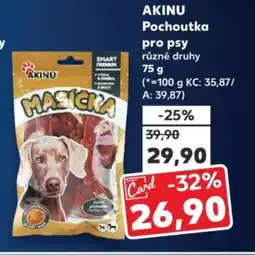 Kaufland AKINU Pochoutka pro psy nabídka