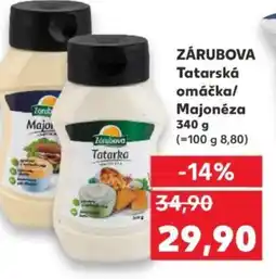 Kaufland ZÁRUBOVA Tatarská omáčka/ Majonéza nabídka