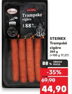 Kaufland STEINEX Trampské cigáro nabídka
