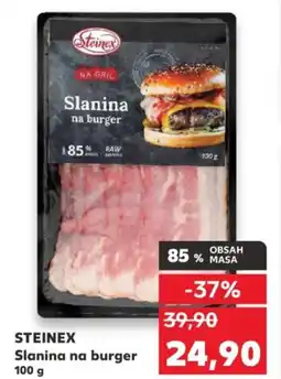 Kaufland STEINEX Slanina na burger nabídka