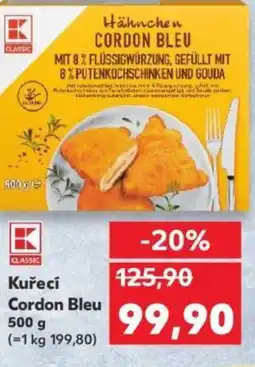 Kaufland Kuřecí Cordon Bleu nabídka